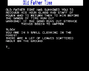 Old Father Time (19xx)(Coathupe, D.J.)[FATHER] screen shot game playing